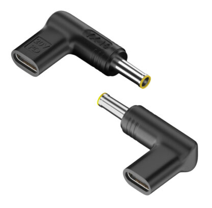 POWERTECH αντάπτορας τροφοδοσίας YX-16, USB-C σε Samsung 5.5x3mm, μαύρος