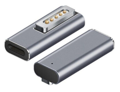 POWERTECH αντάπτορας τροφοδοσίας YX-MS2, USB-C σε Magsafe 2, ασημί