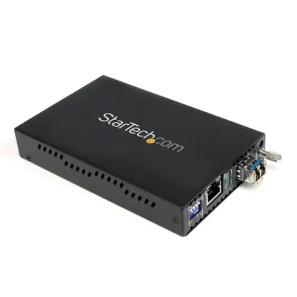 Startech Gigabit Single-mode Lc Fiber Media Converter New