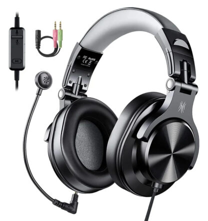 ONEΟDIO gaming headset Fusion A71D, 3.5mm σύνδεση, Hi-Res, 40mm, μαύρο