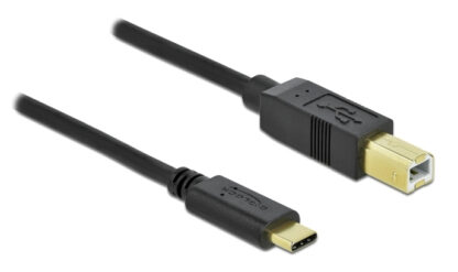 DELOCK καλώδιο USB-C σε USB Type B 83666, 480Mbps, 3m, μαύρο